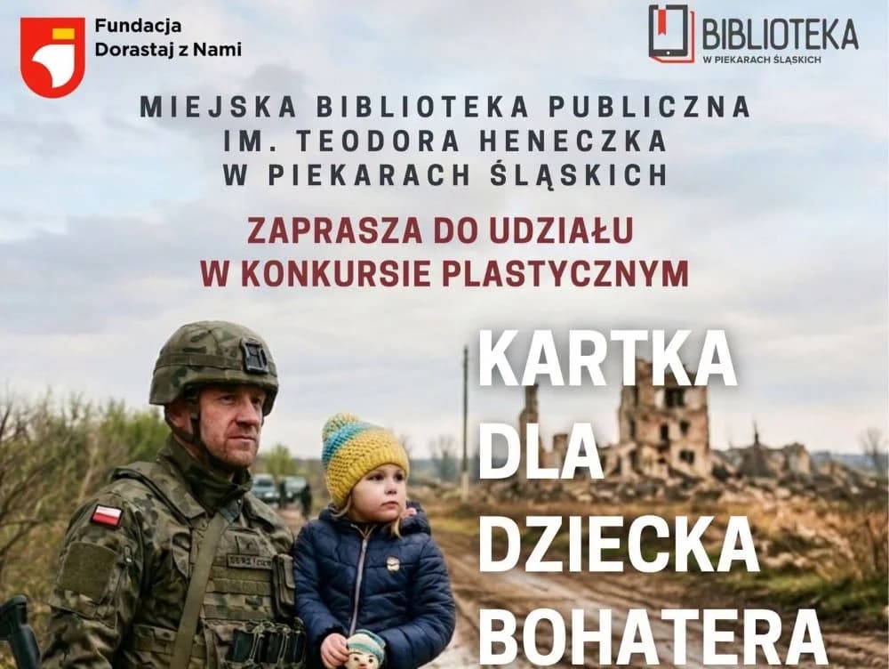 Piekary Śląskie: Konkurs plastyczny "Kartka dla dziecka bohatera" do 7 sierpnia
