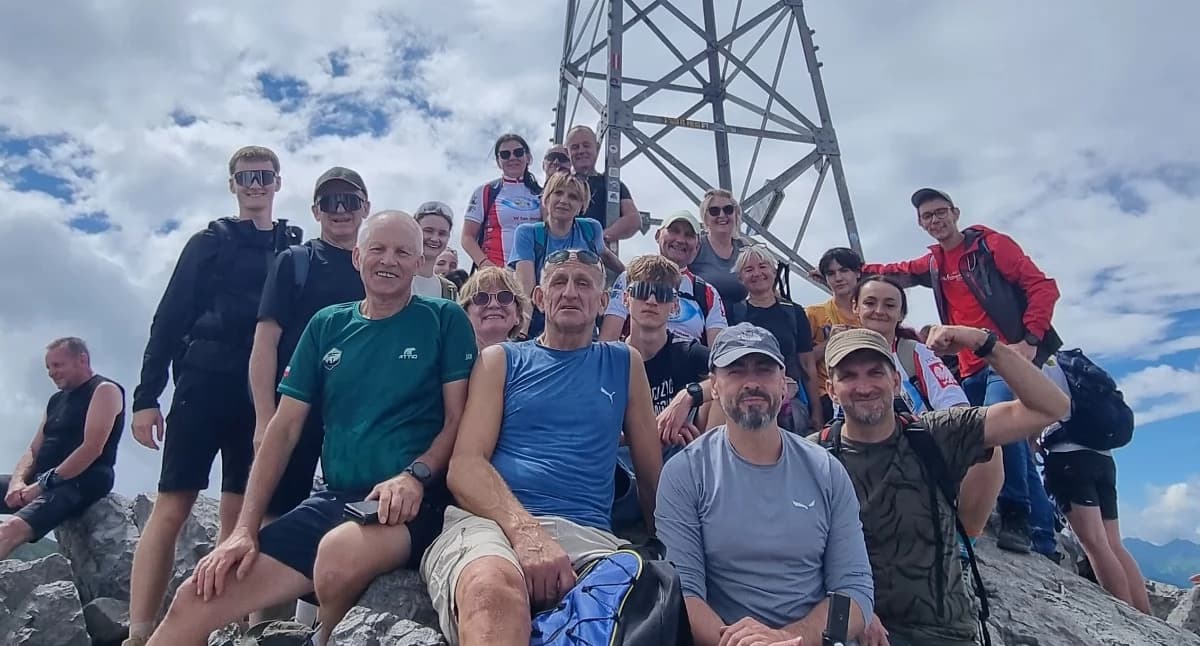 Pielgrzymka rowerowa rozpoczęta - niezmiennie od wejścia na Giewont