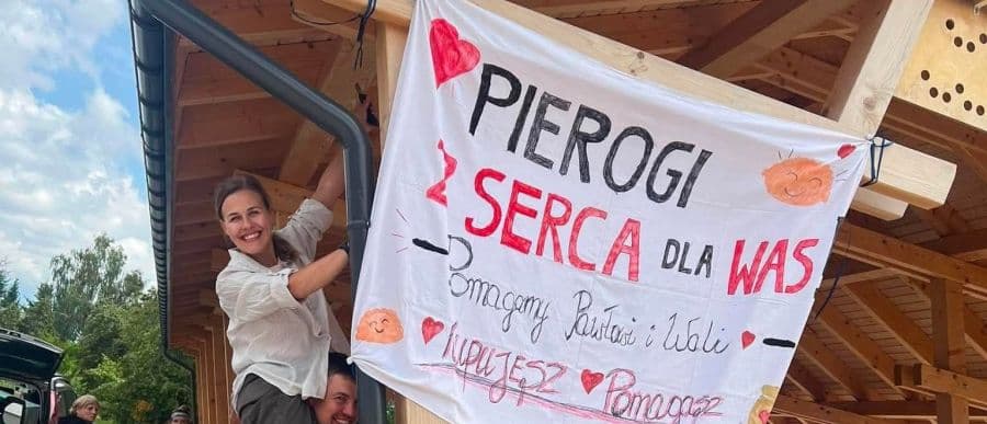 Pierogami trafili prosto w serca. W Orli zebrano ponad 10 tys. zł na rzecz pogorzelców