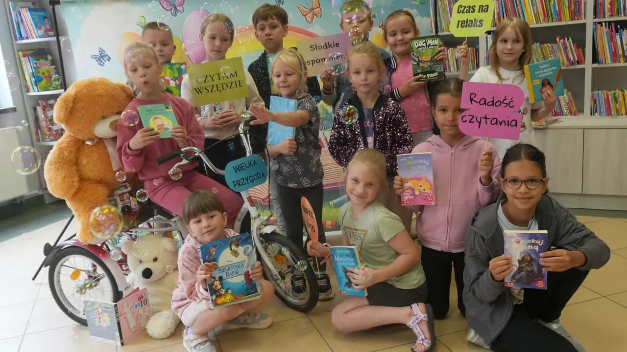 Pierwsze dni wakacyjnych zajęć w Bibliotece Publicznej w Gołdapi