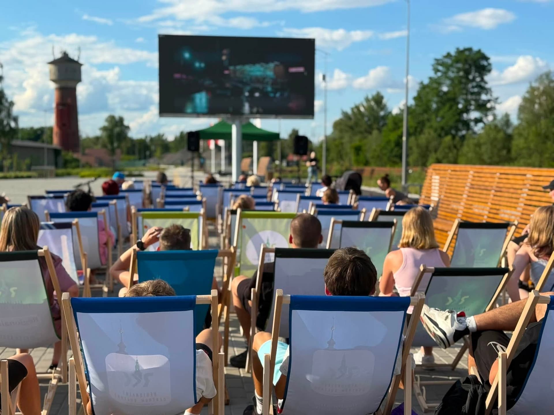 Pierwsze Kino Granie w Chocianowie przyciągnęło mieszkańców