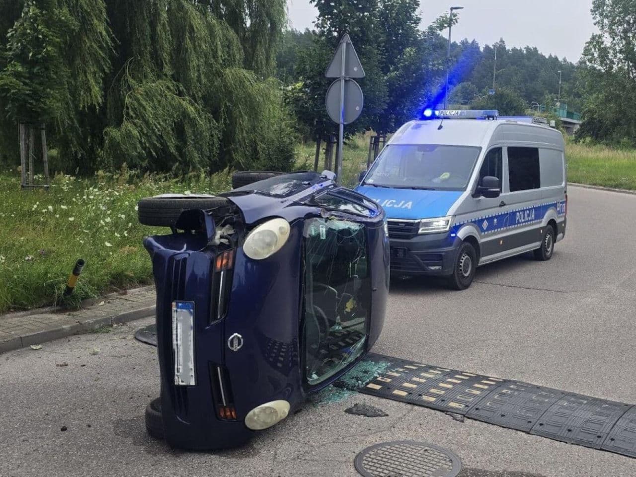 Pijana 67-latka wiozła 9-letnią wnuczkę. Groźne zdarzenie na Likusach w Olsztynie