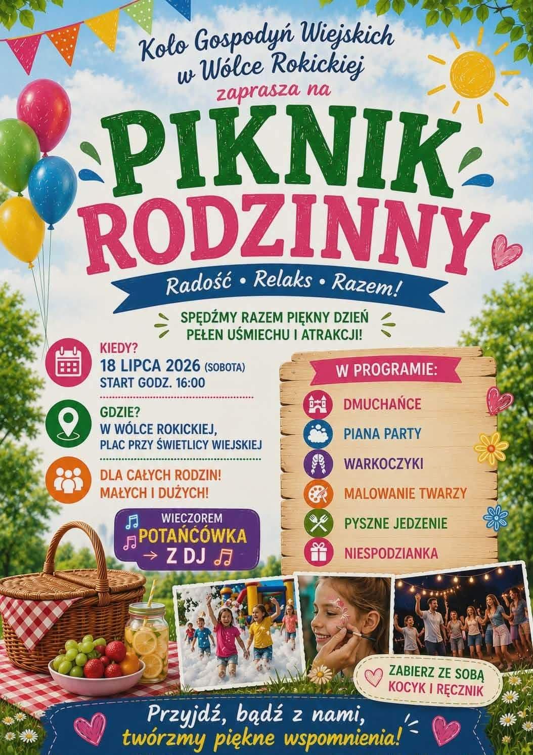 Piknik Rodzinny w Wólce Rokickiej