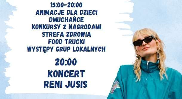 Piknik z Funduszami Europejskimi i koncert Reni Jusis 18 lipca w Parku Lisiniec