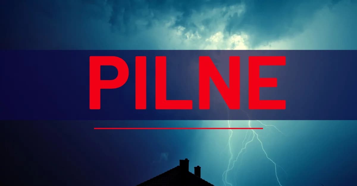 Pilny alert pogodowy dla mieszkańców Podkarpacia. IMGW podnosi stopień alarmu do drugiego poziomu