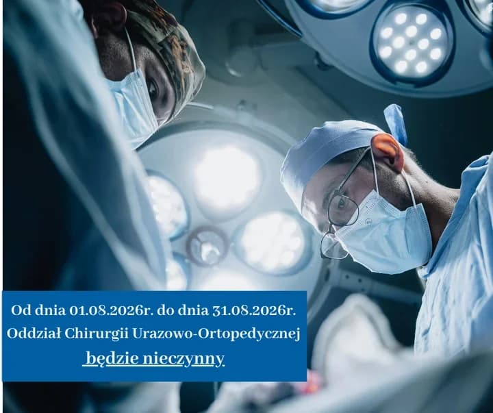 Piotrkowski oddział ortopedii będzie zamknięty przez cały sierpień