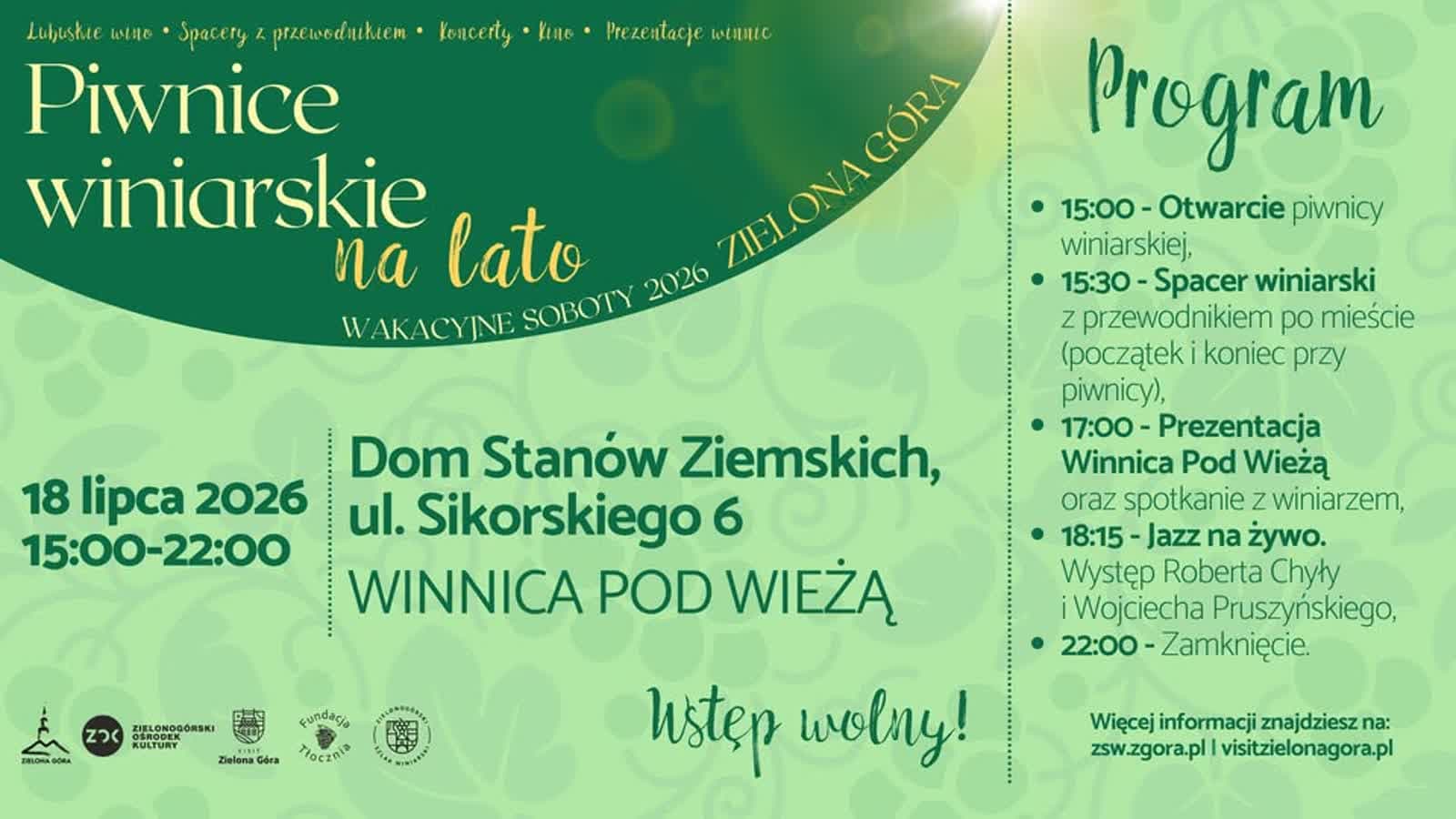 Piwnica winiarska przy ul. Sikorskiego 6 czeka dzisiaj na gości