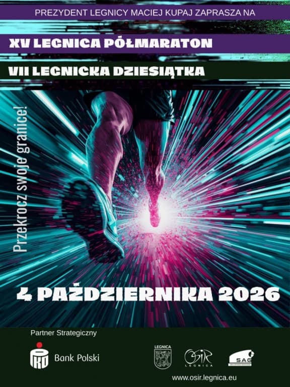 PKO Bank Polski partnerem jubileuszowego XV Legnickiego Półmaratonu!