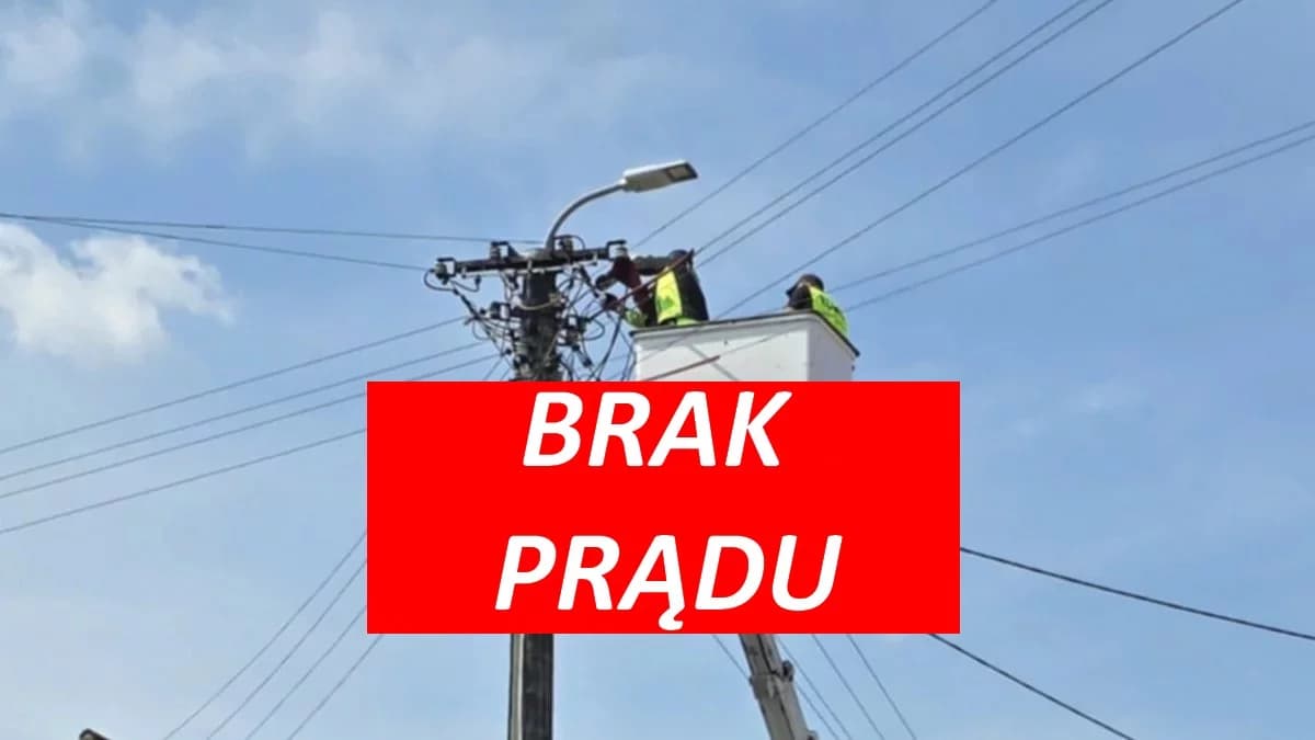 Planowane wyłączenia prądu w naszym regionie. Zaczną się jutro