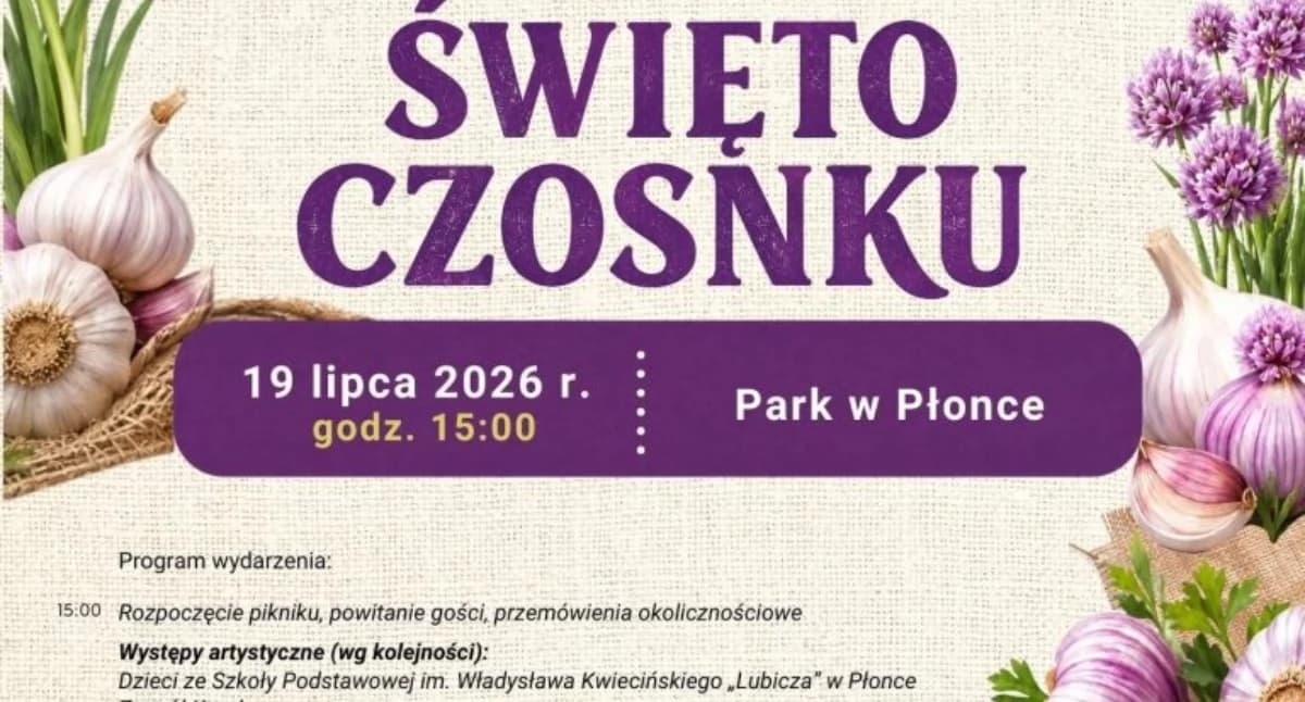 Płonka. Święto czosnku i otwarcie zrewital…