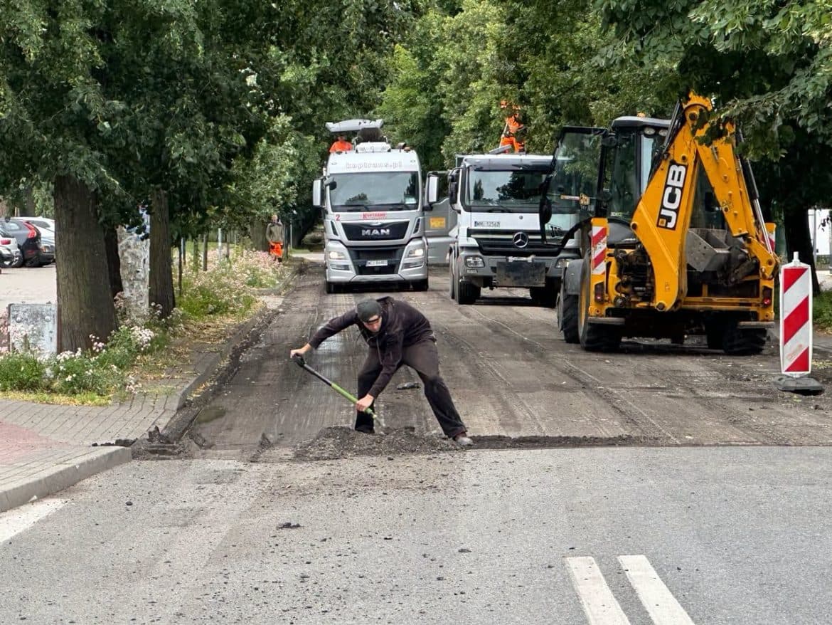 Płońsk remontuje. Rozpoczęła się przebudowa ul. 1 Maja