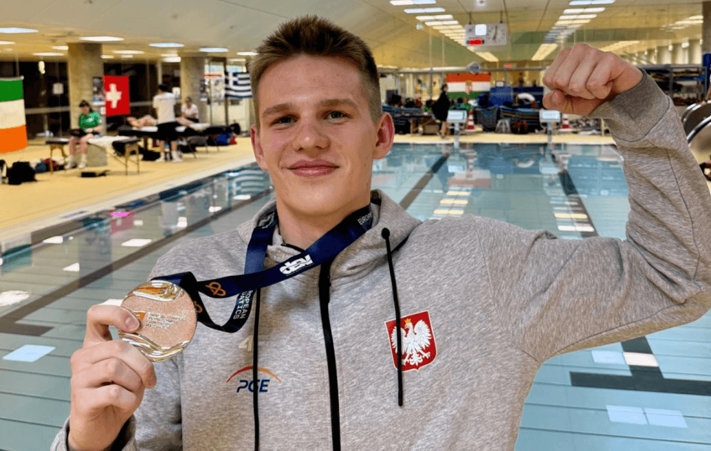 Pływak z Poznania znów na podium w mistrzostwach Europy juniorów