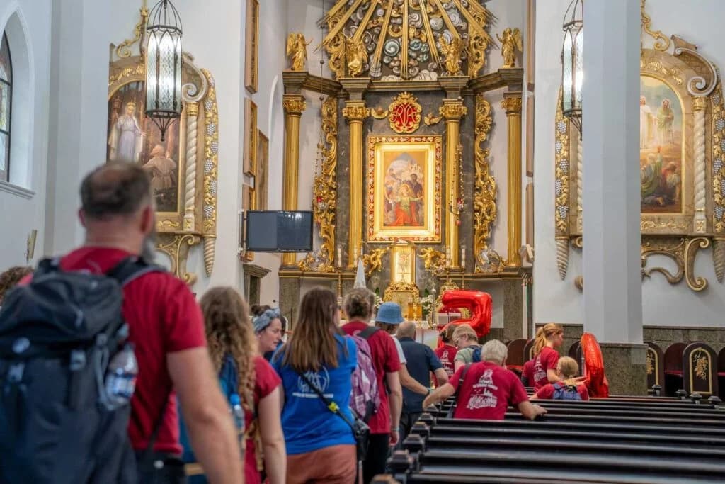 Po 290 kilometrach dotarli do Lichenia. 45. Piesza Pielgrzymka Mariańska u celu