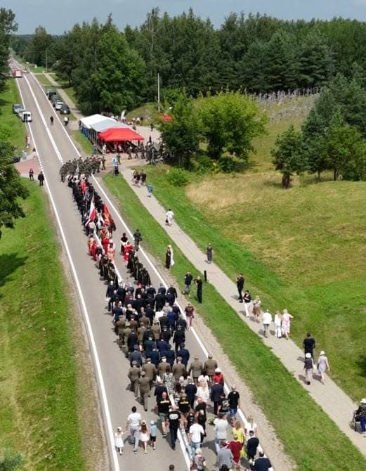 Podlaskie. W Gibach uczczono 81. rocznicę Obławy Augustowskiej