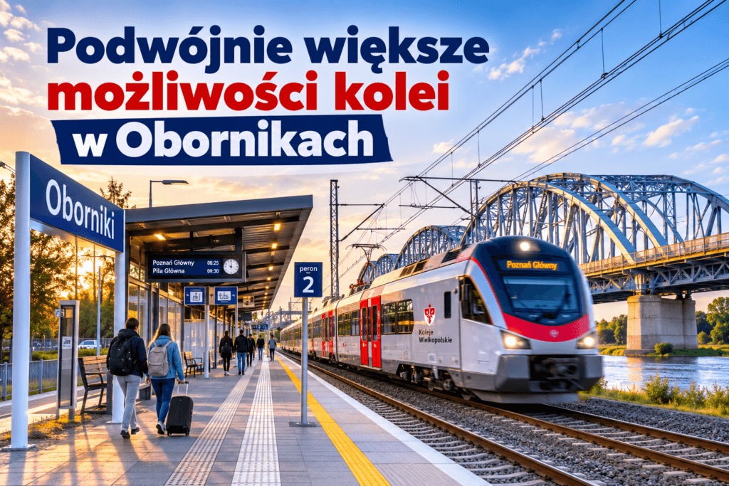 Podwójnie większe możliwości kolei w Obornikach
