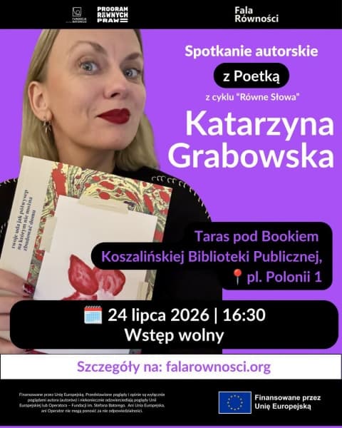 Poezja o miłości, ciele i tożsamości. Katarzyna Grabowska przyjedzie do Koszalina