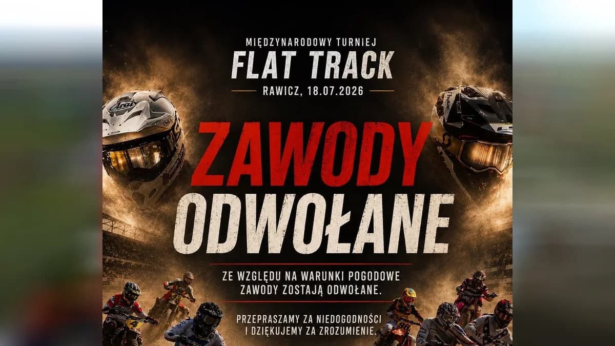 Pogoda pokrzyżowała szyki. "Tor w bardzo złym stanie"