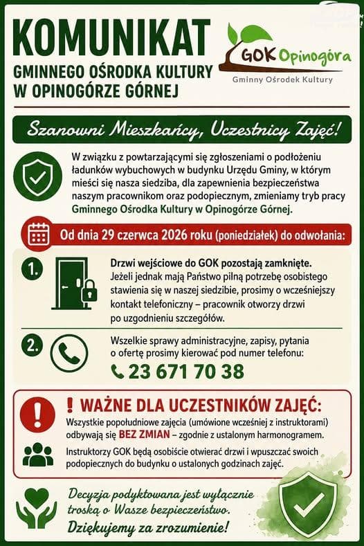 Pokłosie fałszywych alarmów w Opinogórze