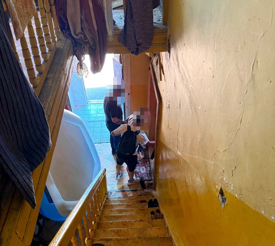Pokój na piętrze miał być schronieniem