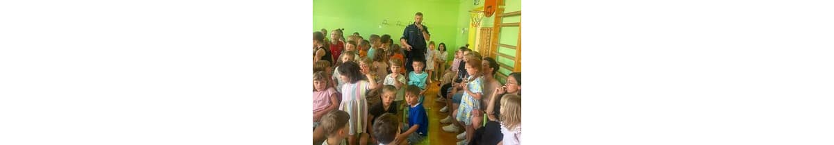 Policja: Bezpieczne wakacje dla przedszkolaków