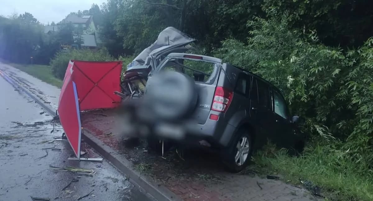 Policja przedstawia pierwsze ustalenia po śmiertelnym wypadku w Krośnicy