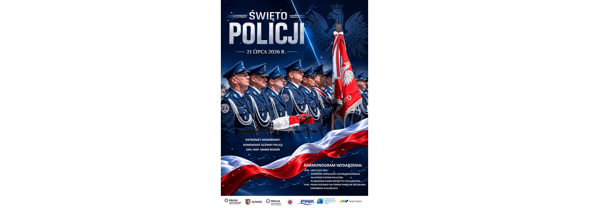 Policja: Wojewódzkie obchody Święta Policji 2026 z atrakcjami dla całej rodziny