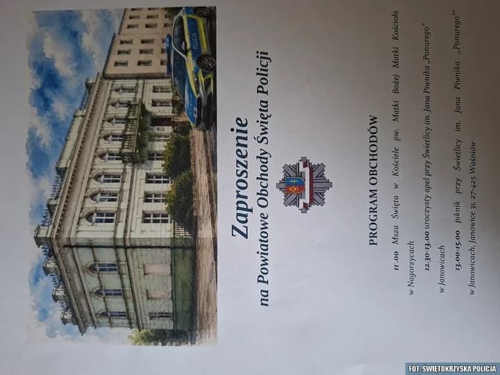 Policja zaprasza na obchody w powiecie ostrowieckim. Będzie niebieski piknik