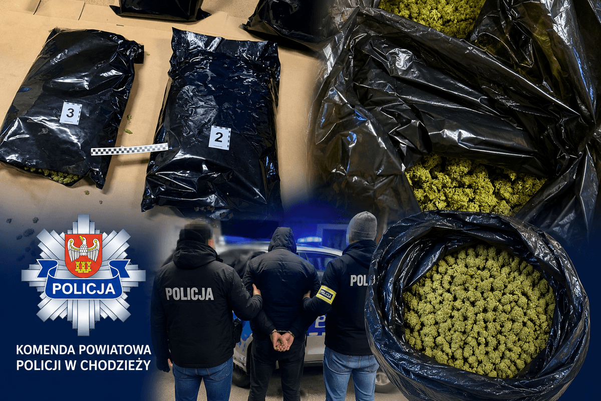 POLICJANCI ZABEZPIECZYLI PONAD 9 KILOGRAMÓW MARIHUANY. AKT OSKARŻENIA TRAFIŁ DO SĄDU