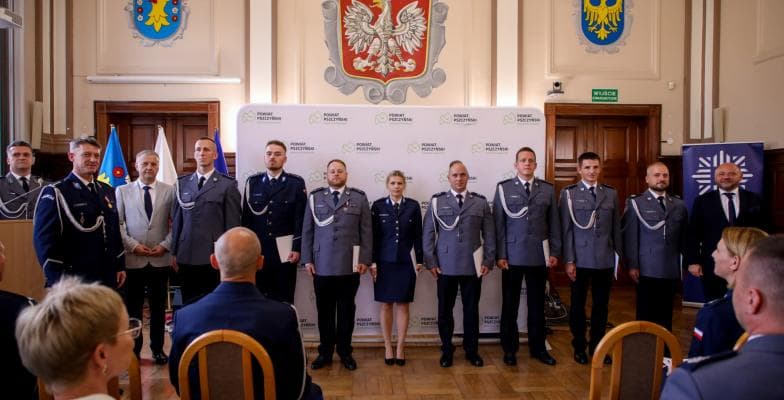 Policjantki i Policjanci z Komendy Powiatowej uhonorowani podczas Święta Policji