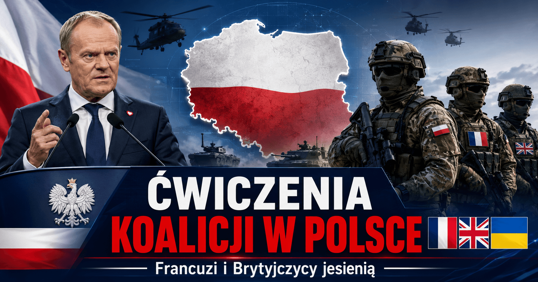 Polska gospodarzem ćwiczeń „koalicji chętnych”. Do kraju przyjadą głównie Francuzi i Brytyjczycy