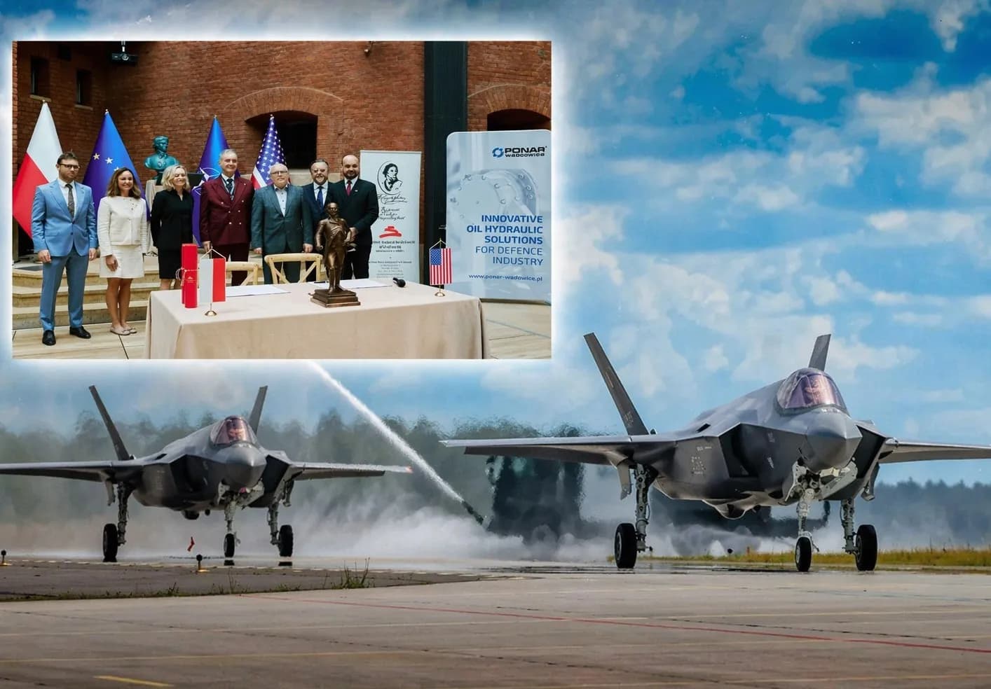 Polsko-amerykański sojusz napędzi fabrykę w Wadowicach. Ponar celuje z produkcją w materiały do myśliwców F-35