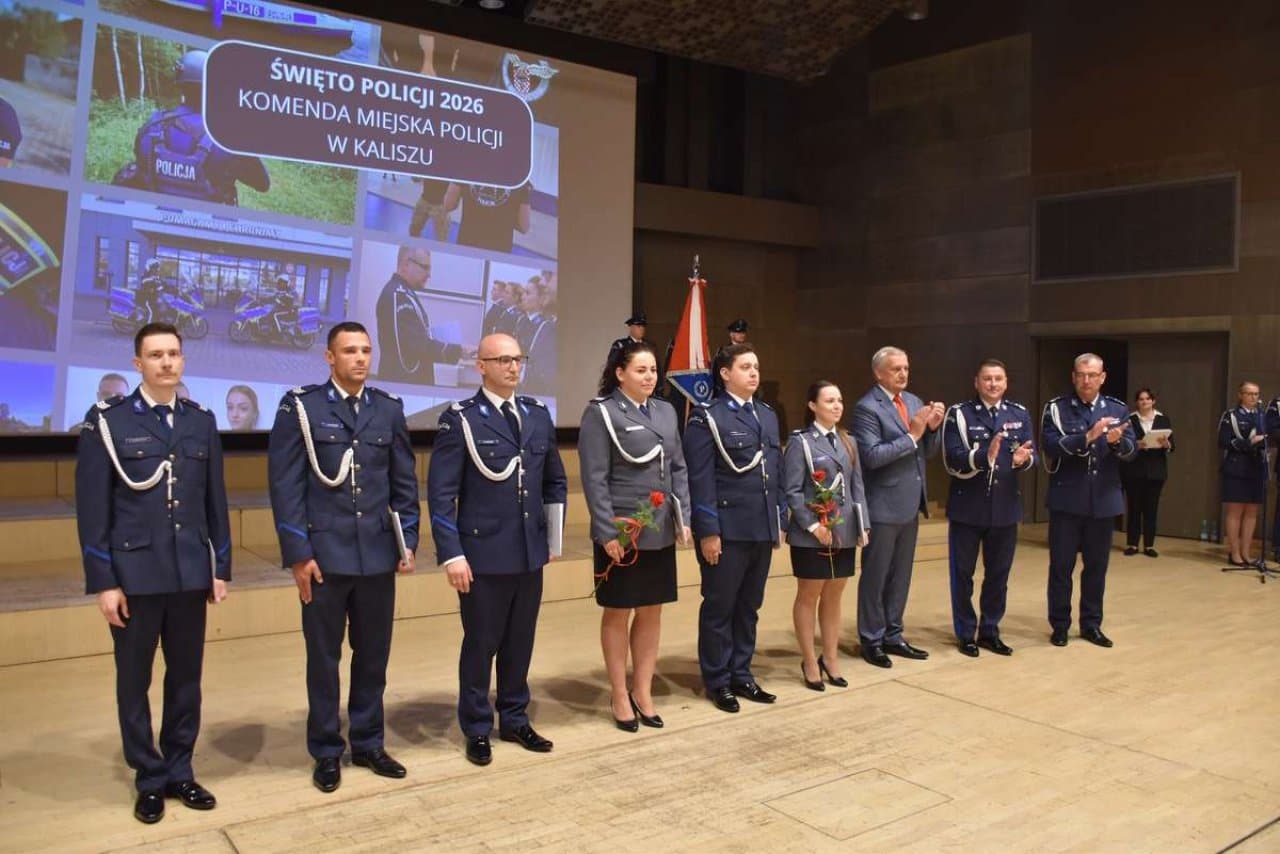 Ponad 100 awansów i wyróżnień. Kaliscy policjanci obchodzili swoje święto