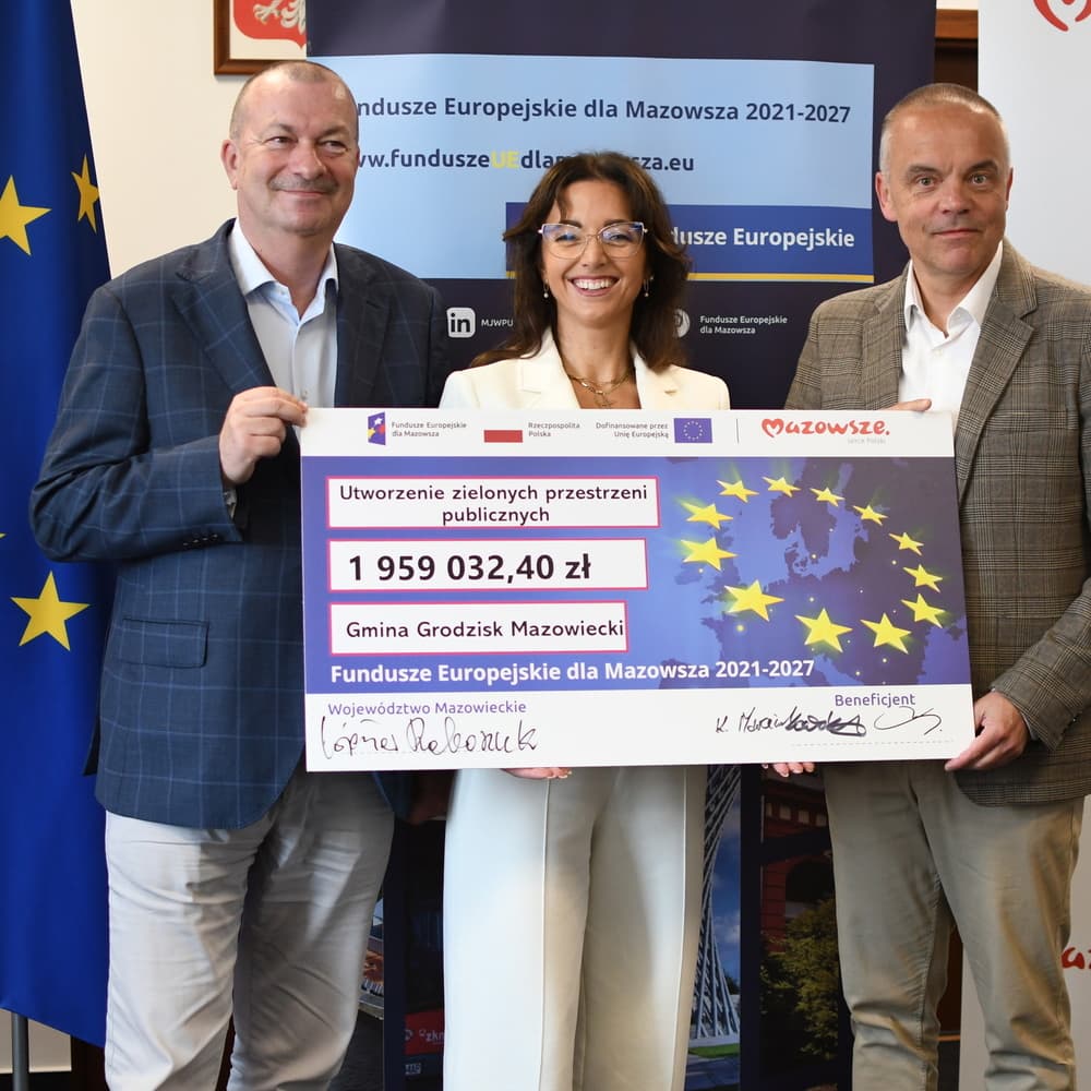 Ponad 1,9 mln zł z UE na zielone projekty w gminie Grodzisk Mazowiecki