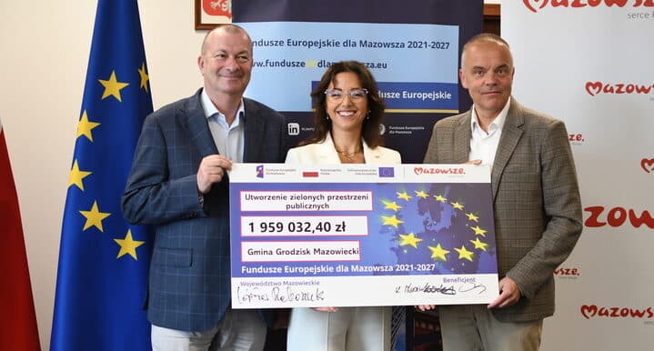 Ponad 1,9 mln zł z UE na zielone projekty w gminie Grodzisk Mazowiecki