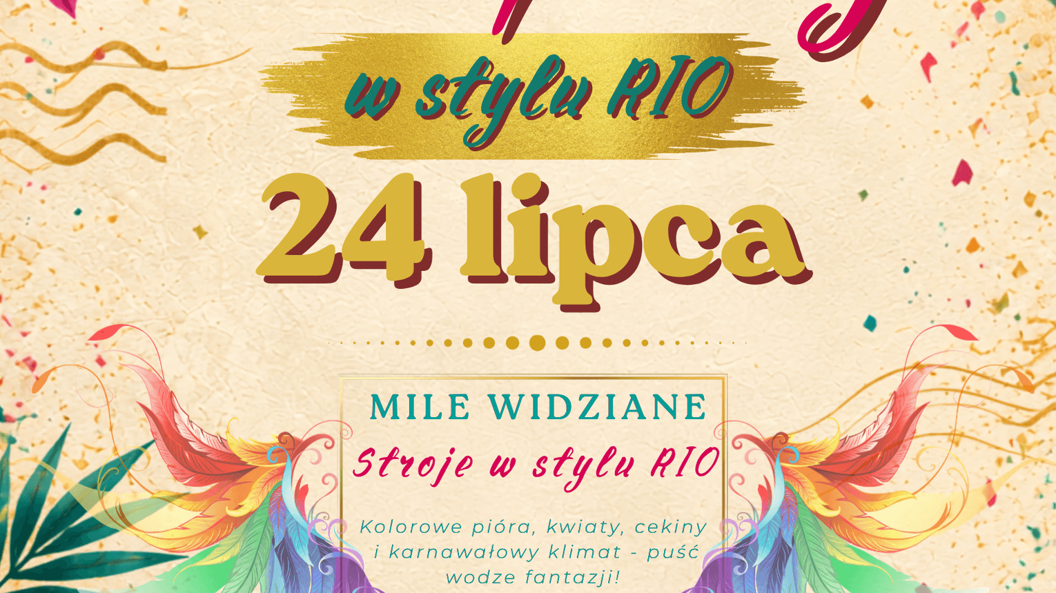 Pool Party w stylu Rio już 24 lipca!