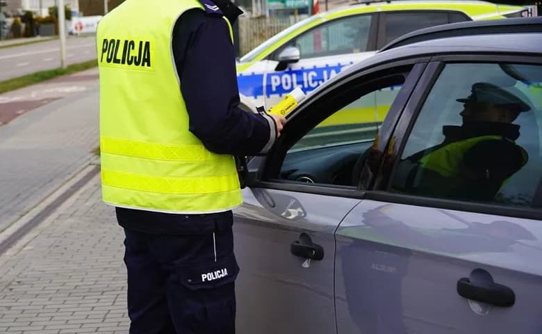 Poranne kontrole na ełckich drogach