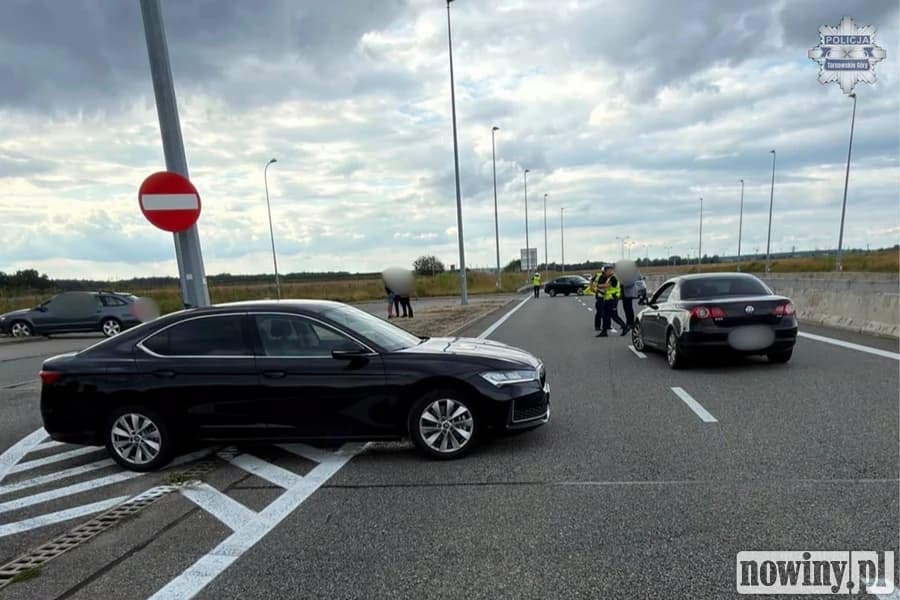 Pościg na A1 zakończony strzałami. Mieszkaniec Rydułtów uciekał przed policją z trzema pasażerami