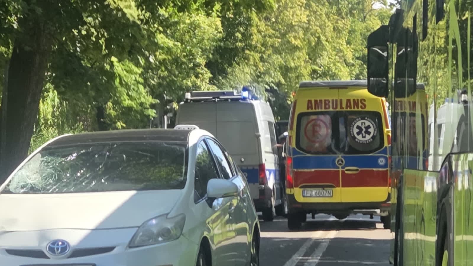 Potrącenie na ul. Walczaka