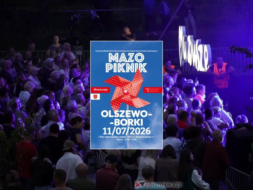 Powiat ostrołeckiNIE PRZEGAPJuż w sobotę MAZOpiknik w Olszewie-Borkach! 0