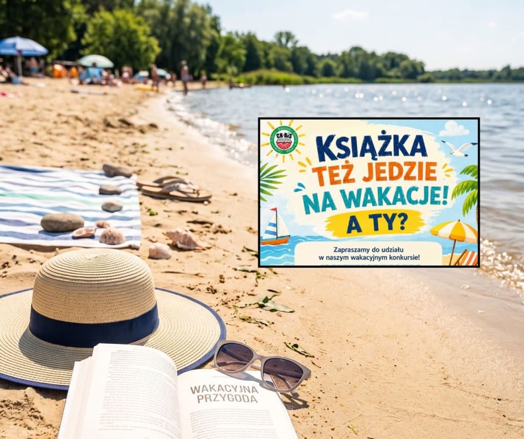 Powiat ostrołeckiZabierz książkę na wakacje i zgarnij nagrody! CK-BiS w Lelisie ogłasza konkurs 0