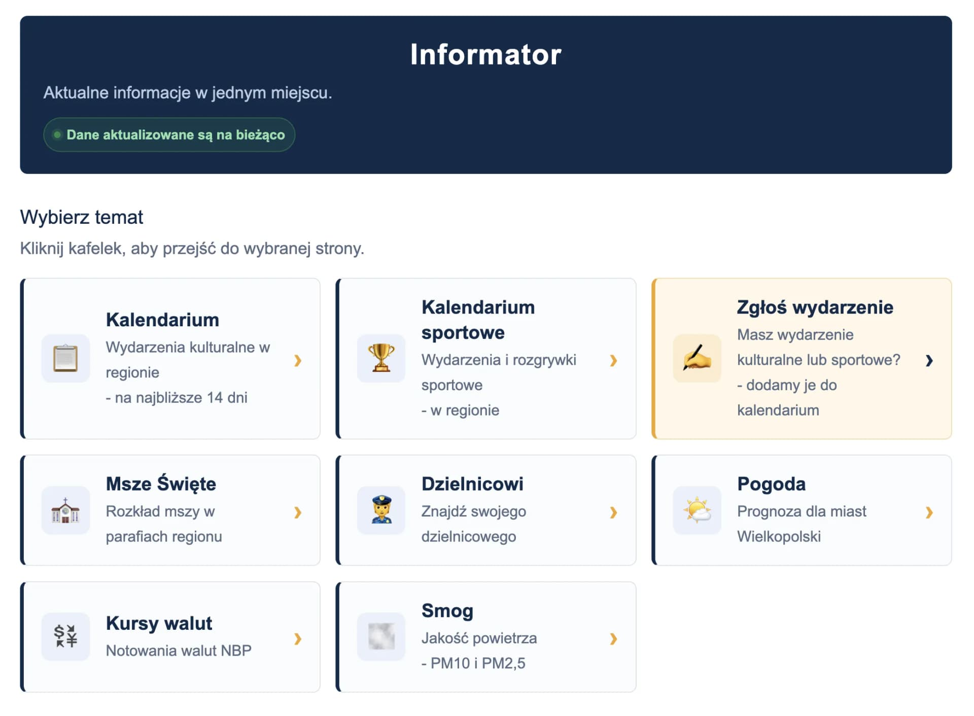 Powiedz wszystkim o swojej imprezie
