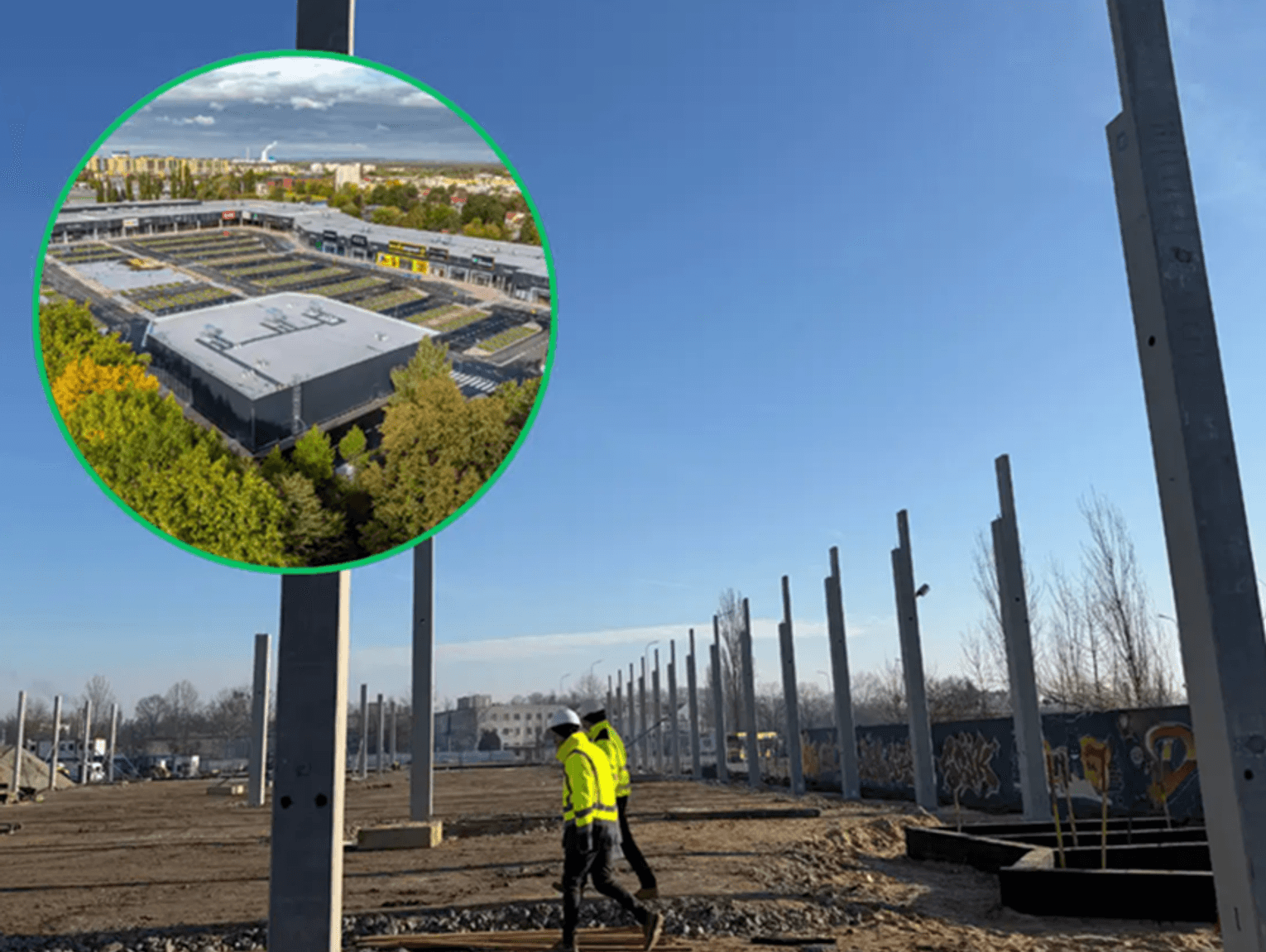 Prace konstrukcyjne zakończone. Tak powstaje nowa galeria