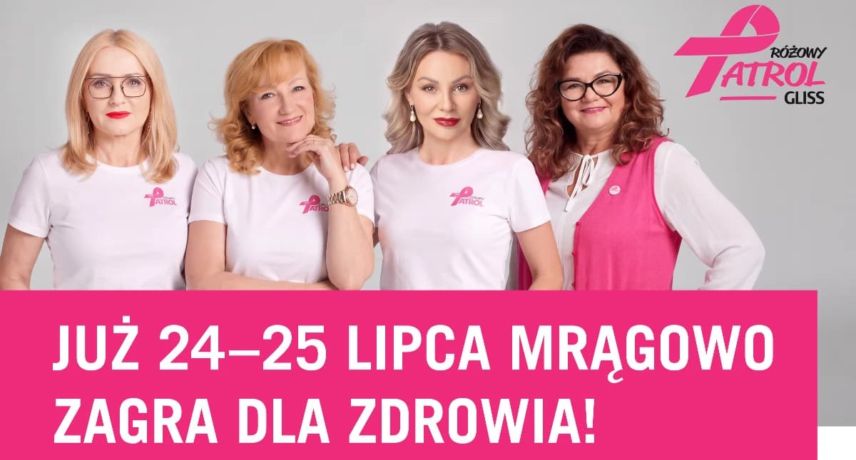 Profilaktyka na Pikniku Country. Różowy Patrol odwiedzi Mrągowo