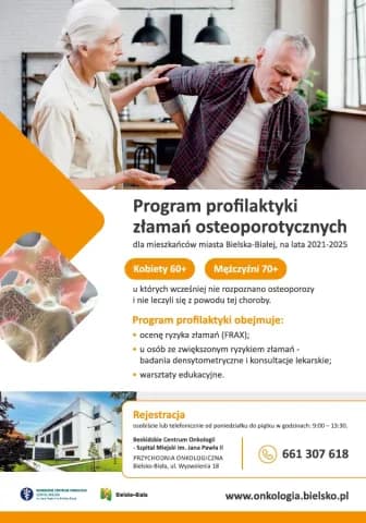 Program profilaktyki złamań osteoporotycznych dla mieszkańców Bielska-Białej na lata 2021-2025