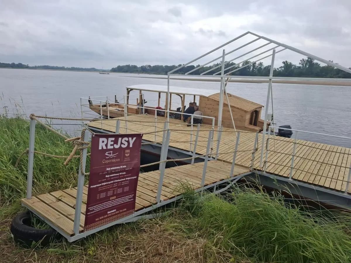 Promem do Ciechocinka. Ruszyły weekendowe rejsy ze Stajenczynek. Sprawdź harmonogram i cennik