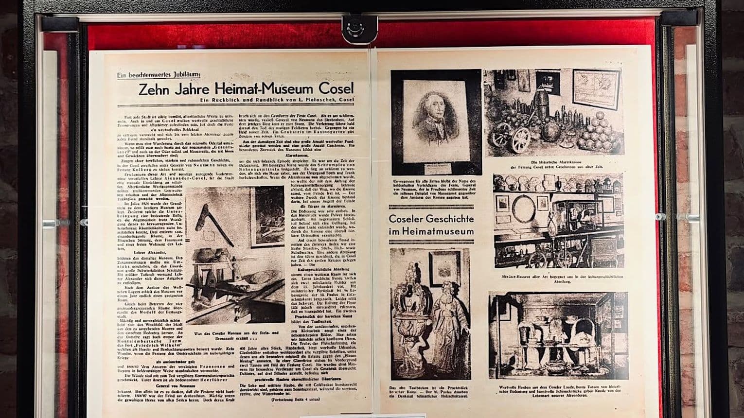 Przed wojną stworzył muzeum w Koźlu. Jego bezcenne zbiory zniknęły bez śladu