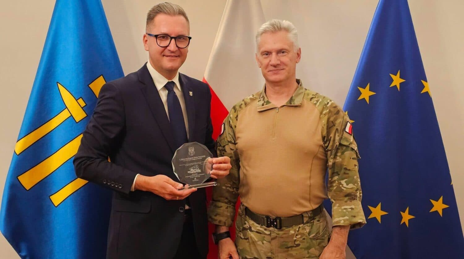 Przedstawiciele 11. Małopolskiej Brygady Obrony Terytorialnej odwiedzili Wieliczkę
