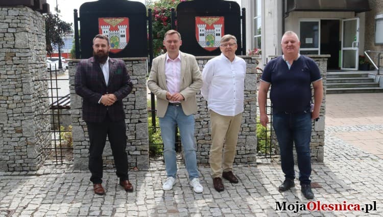 Przedstawiciele Wód Polskich z wizytą w Dobroszycach