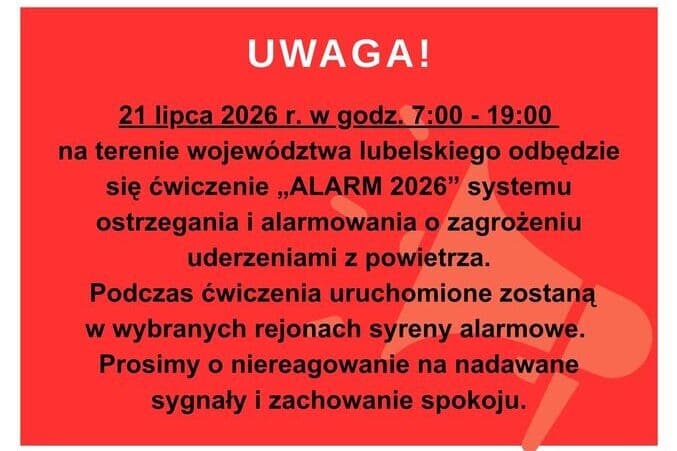 Przejdź do artykułu: UWAGA!