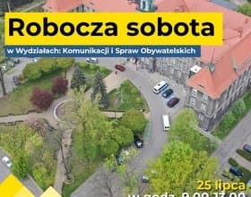 przejdź do Robocza sobota w wydziałach: Komunikacji oraz Spraw Obywatelskich